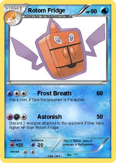 Pokemon Rotom Fridge