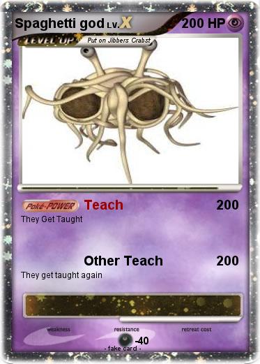 Pokemon Spaghetti god