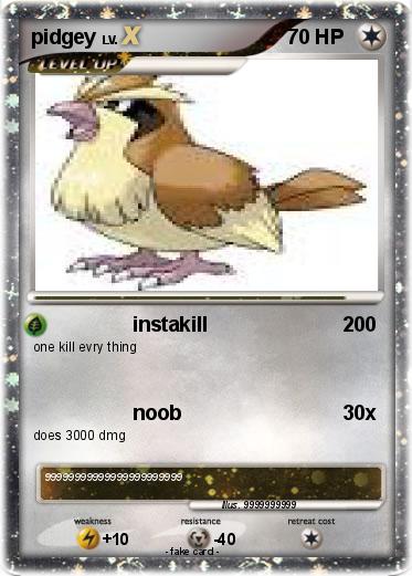 Pokemon pidgey