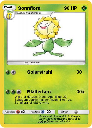 Pokemon Sonnflora