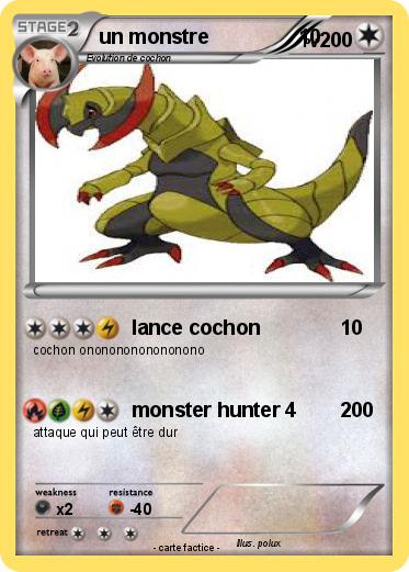 Pokemon un monstre                10
