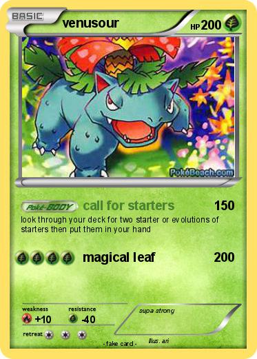 Pokemon venusour