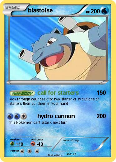 Pokemon blastoise