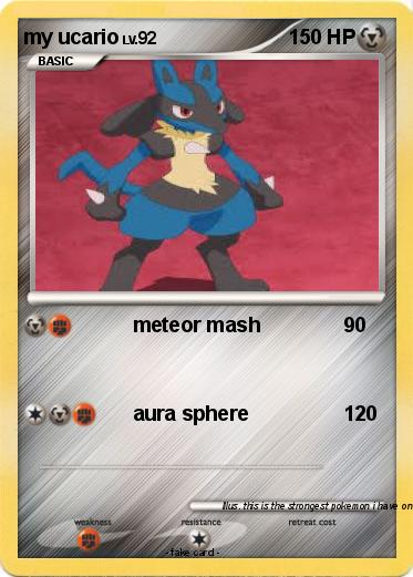 Pokemon my ucario