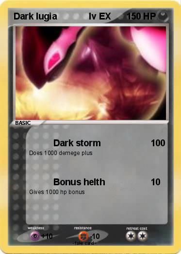 Pokemon Dark lugia             lv EX