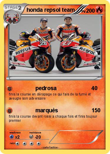 Pokemon honda repsol team