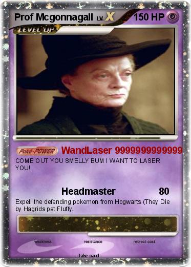 Pokemon Prof Mcgonnagall
