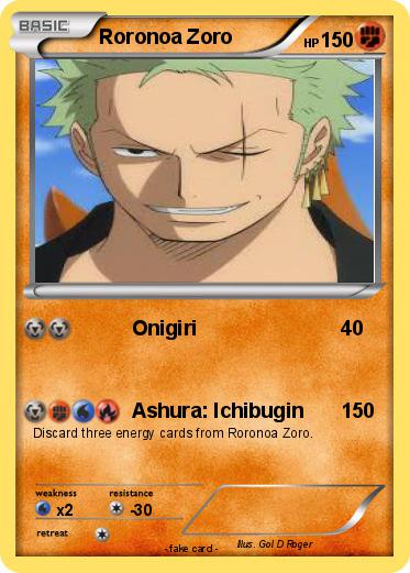 Pokemon Roronoa Zoro
