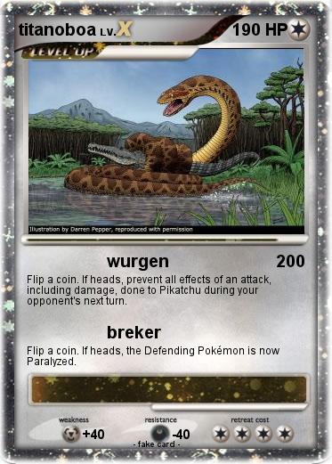 Pokemon titanoboa
