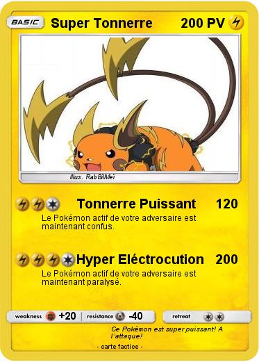 Pokemon Super Tonnerre