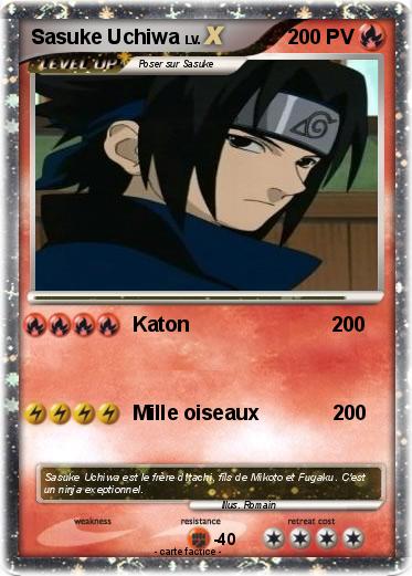 Pokemon Sasuke Uchiwa