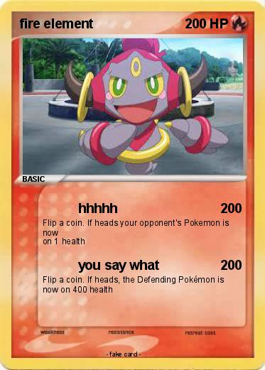Pokemon fire element