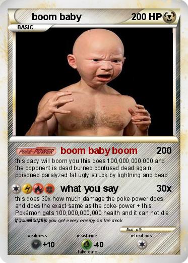 Pokemon boom baby