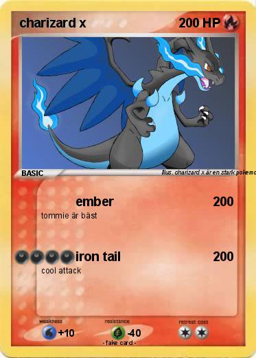 Pokemon charizard x