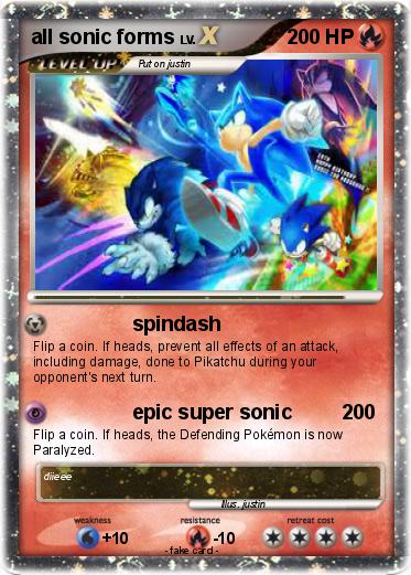 Pokemon all sonic forms