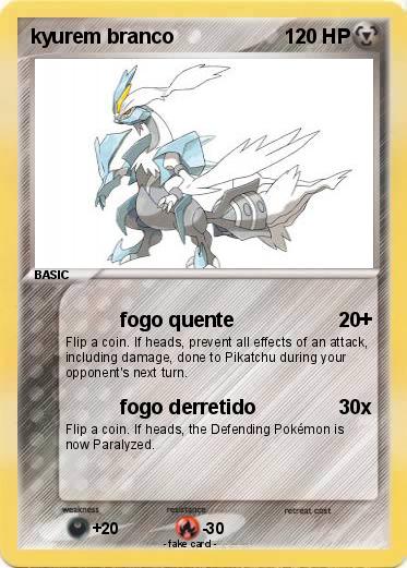 Pokemon kyurem branco