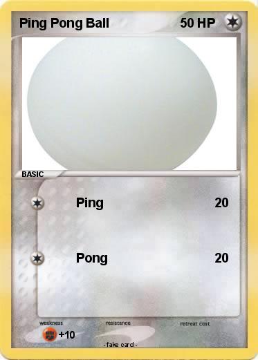 Pokemon Ping Pong Ball