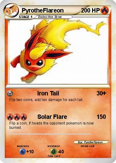 Pokemon PyrotheFlareon