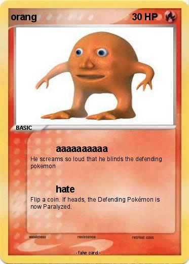 Pokemon orang