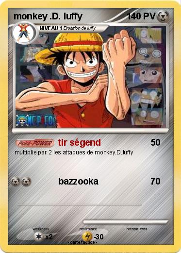Pokemon monkey .D. luffy