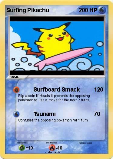 Pokemon Surfing Pikachu
