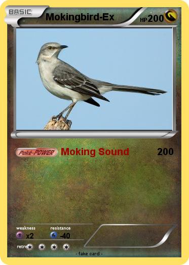Pokemon Mokingbird-Ex