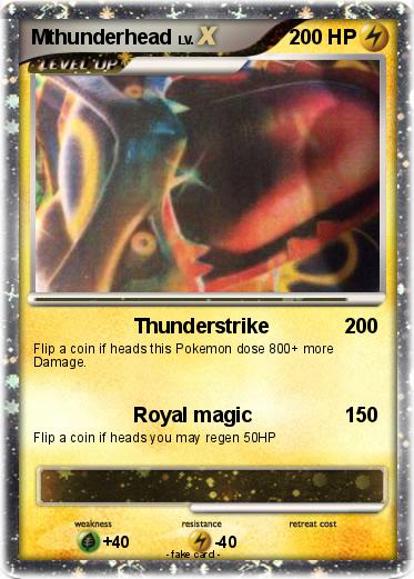 Pokemon Mthunderhead