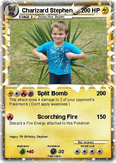 Pokemon Charizard Stephen