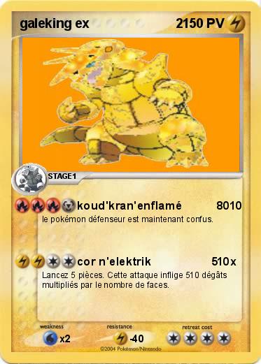 Pokemon galeking ex                        2