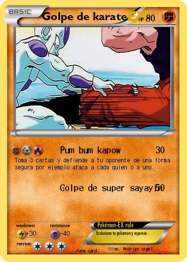 Pokemon Golpe de karate