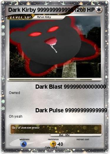 Pokemon Dark Kirby 999999999999