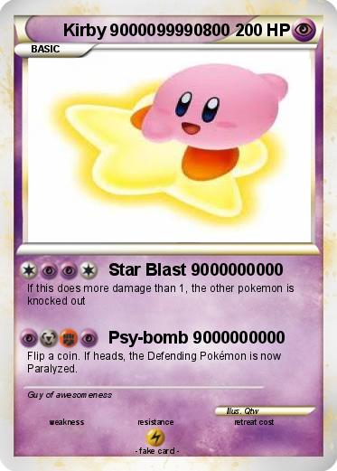Pokemon Kirby 9000099990800