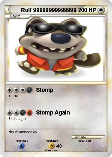 Pokemon Rolf 99999999999999