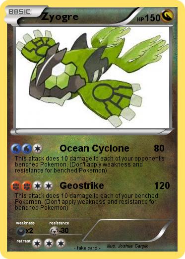 Pokemon Zyogre