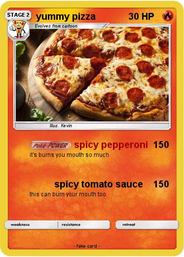 Pokemon yummy pizza