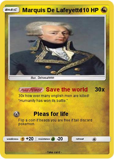 Pokemon Marquis De Lafeyette