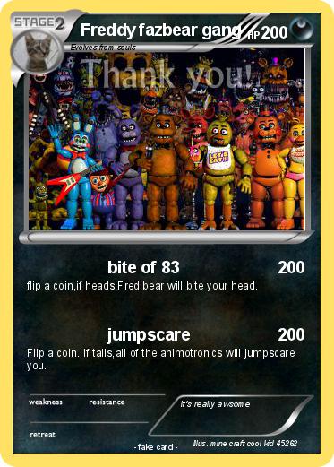 Pokemon Freddy fazbear gang