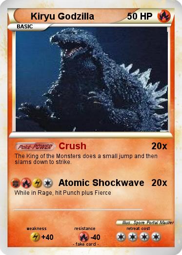 Pokemon Kiryu Godzilla