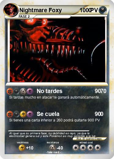 Pokemon Nightmare Foxy                 0