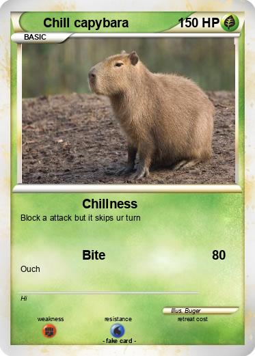 Pokemon Chill capybara
