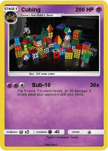 Pokemon Cubing