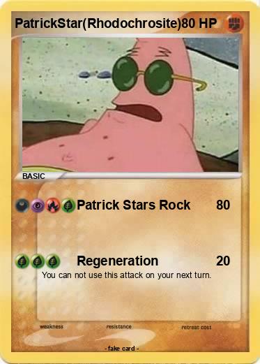 Pokemon PatrickStar(Rhodochrosite)