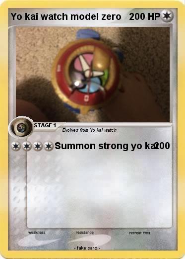 Pokemon Yo kai watch model zero