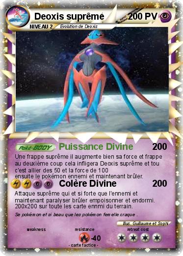 Pokemon Deoxis suprême