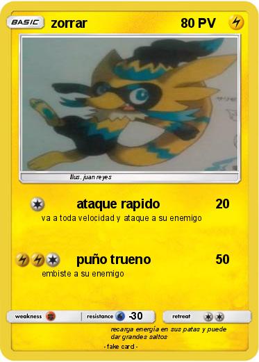 Pokemon zorrar