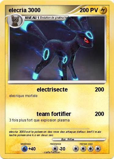 Pokemon elecria 3000