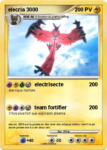 Pokemon elecria 3000