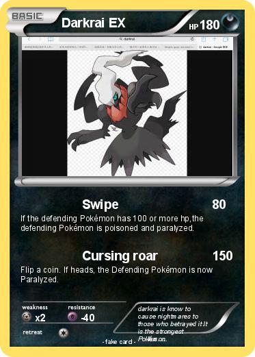 Pokemon Darkrai EX