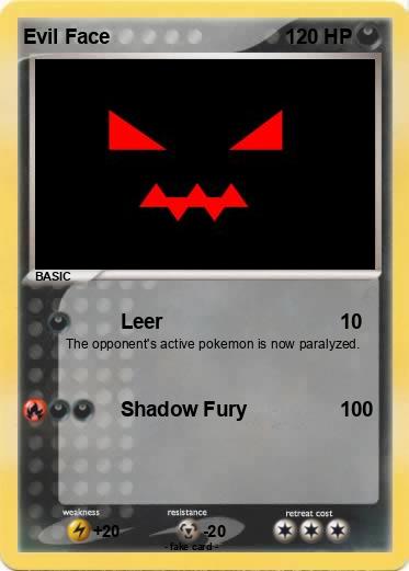 Pokemon Evil Face