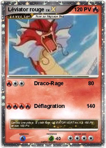 Pokemon Léviator rouge